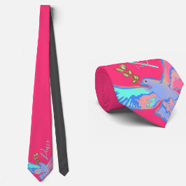 Corbata Paloma de paz, sin amarillo de guerra