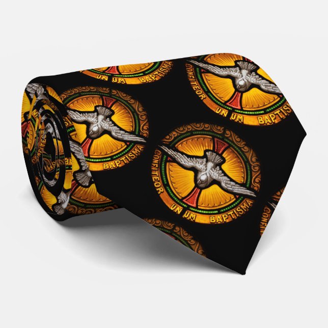 Corbata Paloma del vitral (Enrollado)