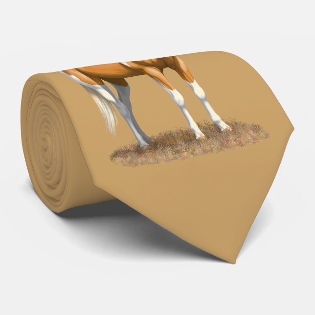 Corbata Palomino Pinto Quarter Horse Paint Stallion (Enrollado)