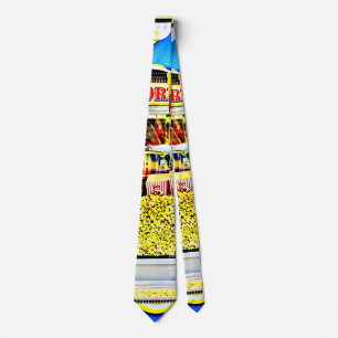 Corbata Palomitas de maíz y manzanas con canto