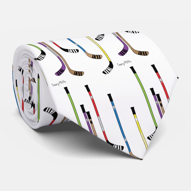 Corbata Palos de hockey (Enrollado)