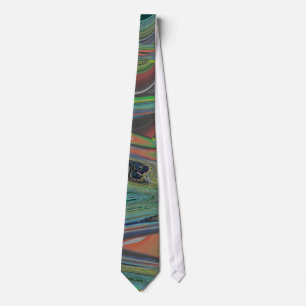 Corbata Pampas Grass Abstract Tie