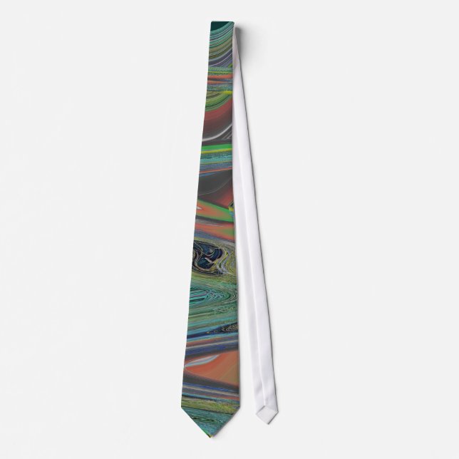 Corbata Pampas Grass Abstract Tie (Anverso)