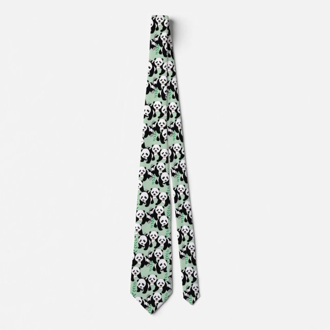 Corbata Panda Bears Graphic (Anverso)