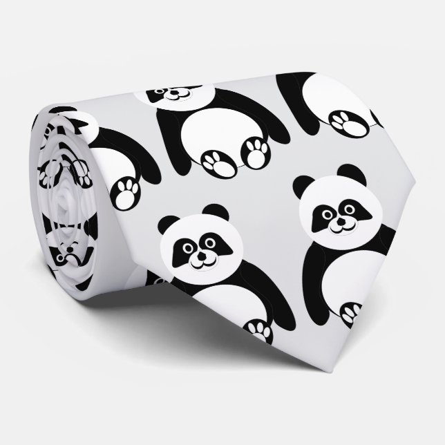 Corbata Panda Design (Enrollado)