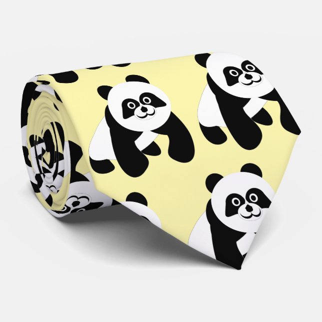 Corbata Panda Design (Enrollado)