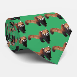 Corbata Panda rojo