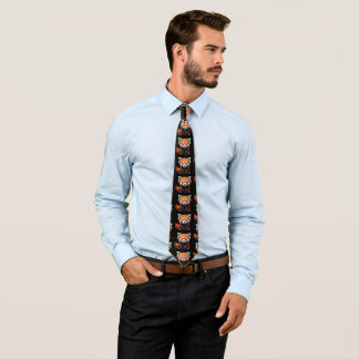 Corbata Panda rojo