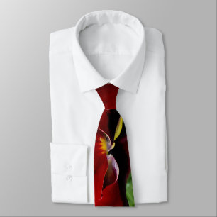 Corbata Panda rojo brillante
