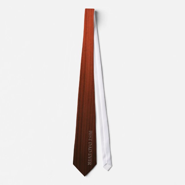 Corbata Papá del grabar en madera (Anverso)