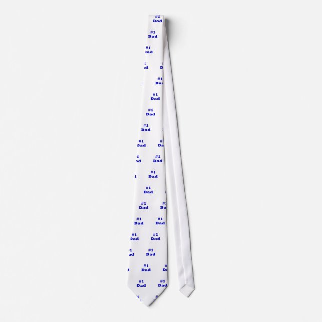 Corbata Papá del número 1 (Anverso)