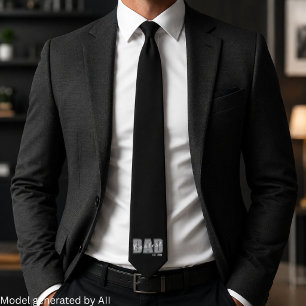 Corbata Papá Más Genial Est. Año Personalizado Escritura B