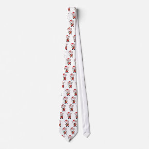 Corbata Papá Noel cerdo de Navidad