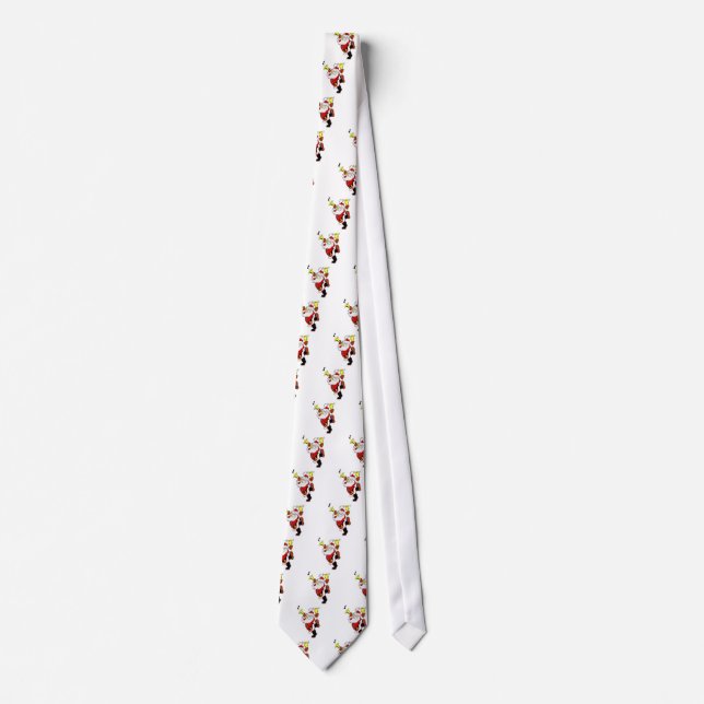 Corbata Papá Noel musical (Anverso)