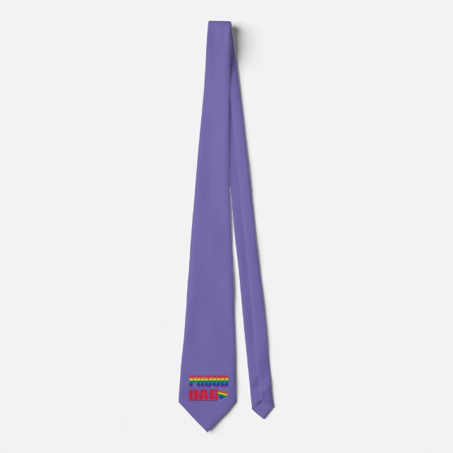 Corbata Papá Orgulloso - Orgullo Gay (Anverso)