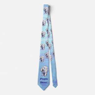 Corbata Papa oso oso oso polar