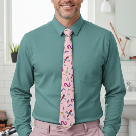 Corbata Papel de plomo rosado de plomo de plomo