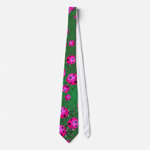 Corbata Papel pintado de la mariquita