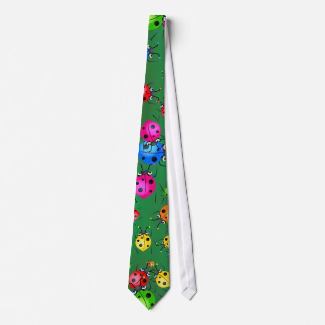 Corbata Papel pintado de la mariquita (Anverso)