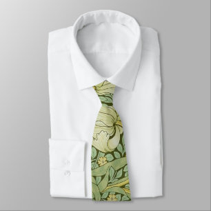 Corbata Papel pintado floral azul de William Morris Pimper