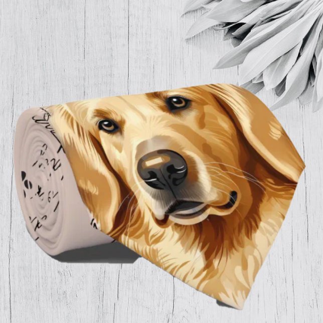 Corbata Papi perro Labrador dorado (Subido por el creador)