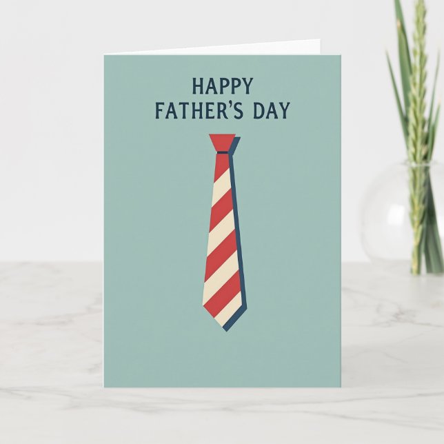Corbata para el Mejor Papá Tarjeta de Imagen (Anverso)