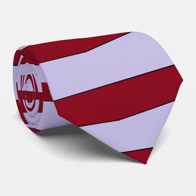 Corbata para hombre cebra (Enrollado)