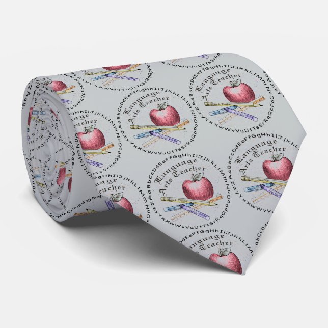 Corbata para profesor de Lengua y Literatura (Enrollado)