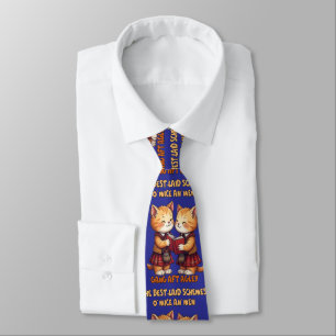 Corbata Para Un Ratón Gatos Naranjas Recitando Burns