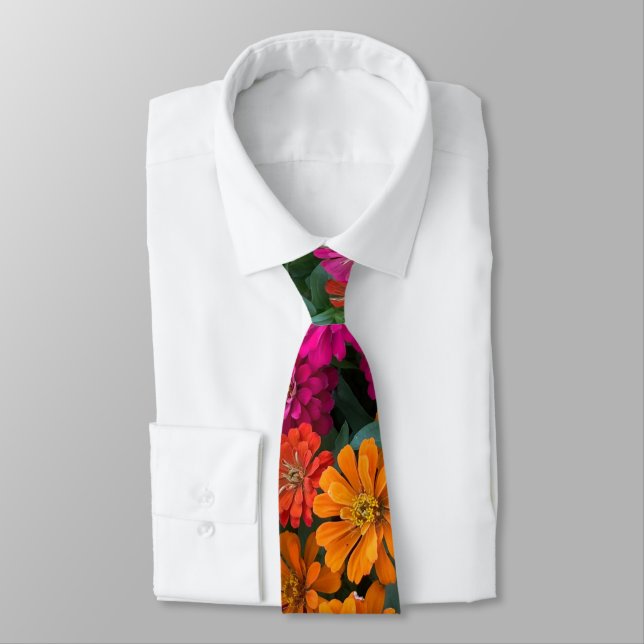 Corbata Paraiso de Zinnia (Atado)