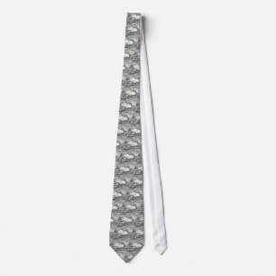 Corbata Parasol Mushrooms Tie - Gris