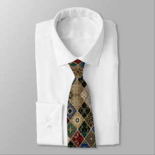 Corbata Parche Medieval de Tapiz