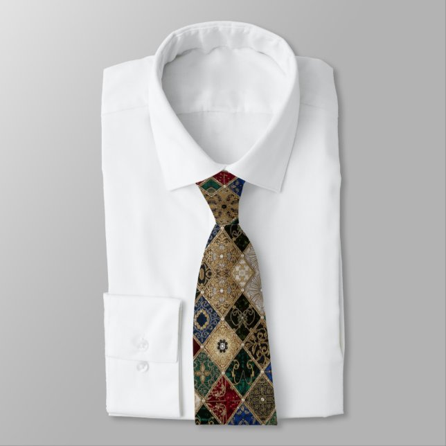 Corbata Parche Medieval de Tapiz (Atado)