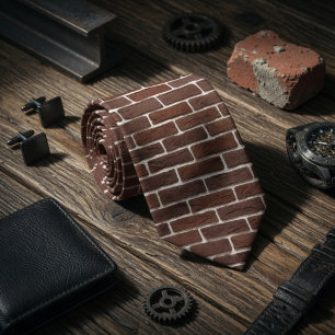 Corbata Pared de ladrillo realista