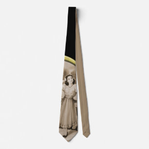 Corbata Pareja de romance vintage, hombre y mujer amor