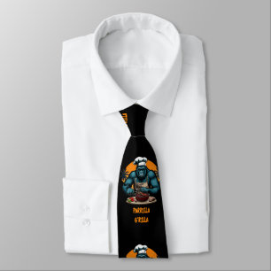 Corbata Parrilla G'rilla Master Parrillero de BBQ Diversió
