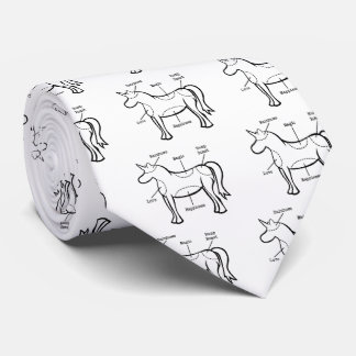 Corbata Partes de unicornio