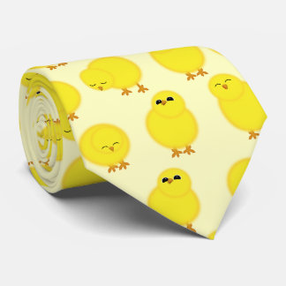 Corbata Pascua de chichas amarillas
