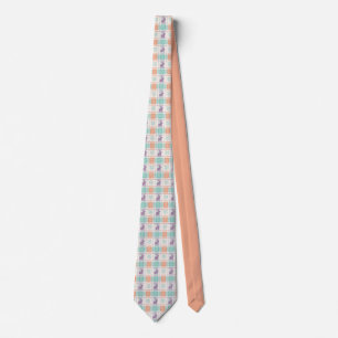 Corbata Pascua de cuadros escoceses
