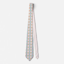 Corbata Pascua de cuadros escoceses  