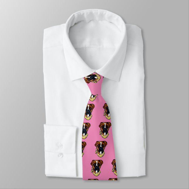 Corbata Pascua de perro boxer (Atado)