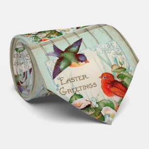 Corbata Pascua de Resurrección Vintage Primavera