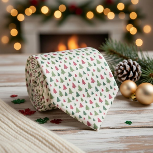 Corbata Pastel Colors Christmas Trees (Subido por el creador)