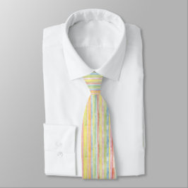 Corbata Pastel Colourful Watercolour Stripes
