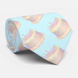 Corbata Pastel de cumpleaños feliz