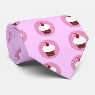 Corbata Pastel de vainilla y rayas rosadas