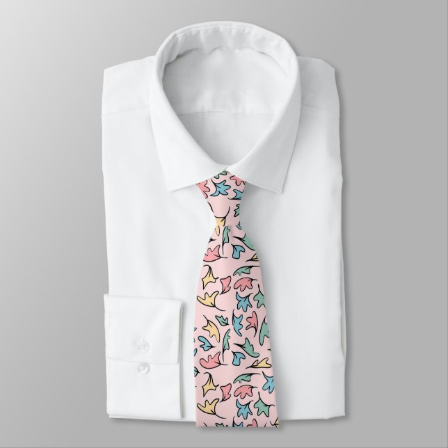 Corbata Pastel deja rosa (Atado)