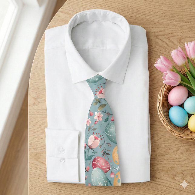 Corbata Pastel Easter Blooms Decorative (Subido por el creador)