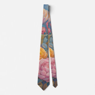 Corbata Pastel Floral Garden