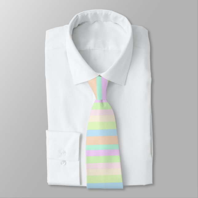 Corbata Pastel rayado (Atado)